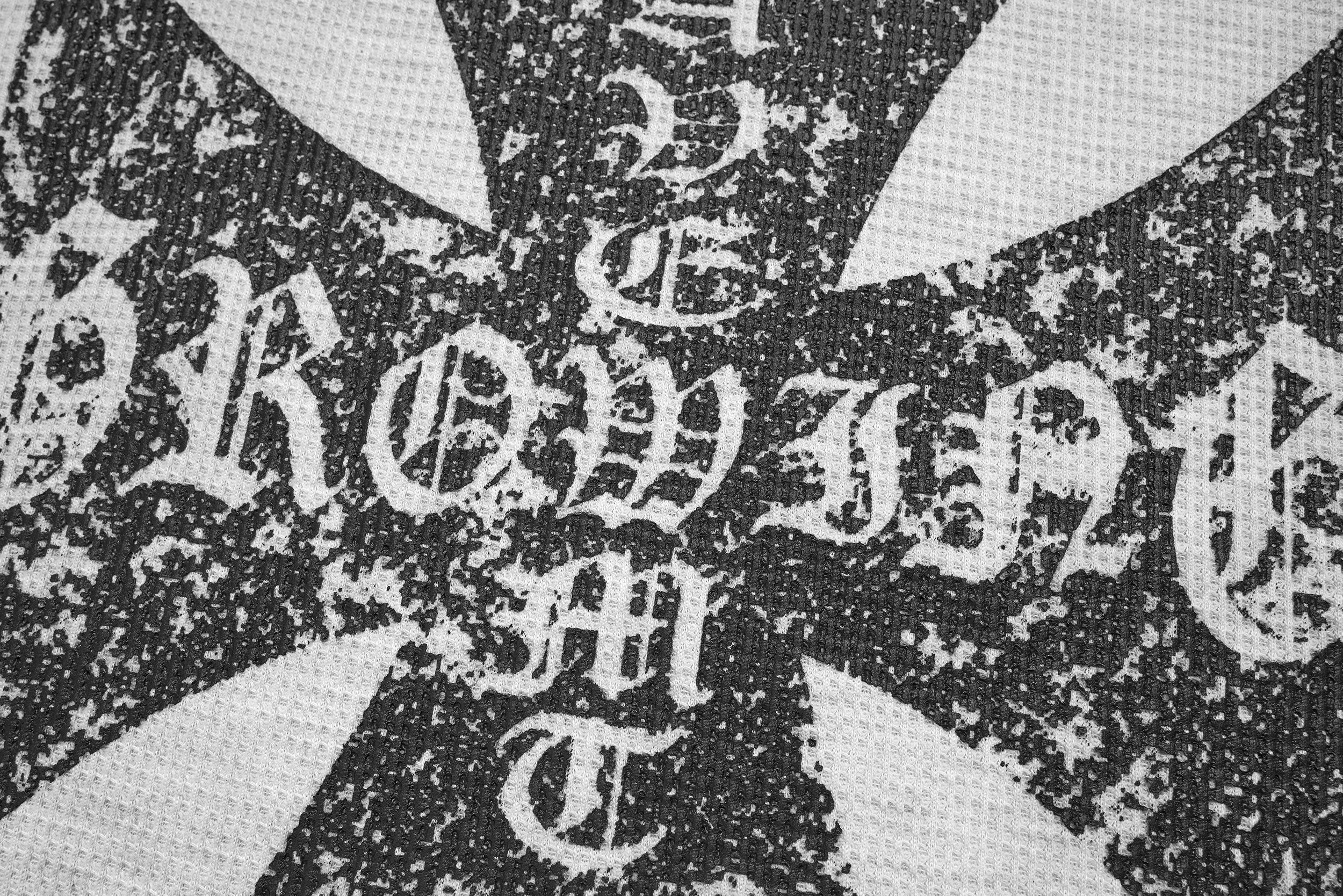 STARRVAINT Gothic Cross Knit Sweatshirt