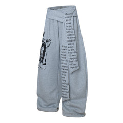 STARRVAINT Rock Graphic Wrap Pants