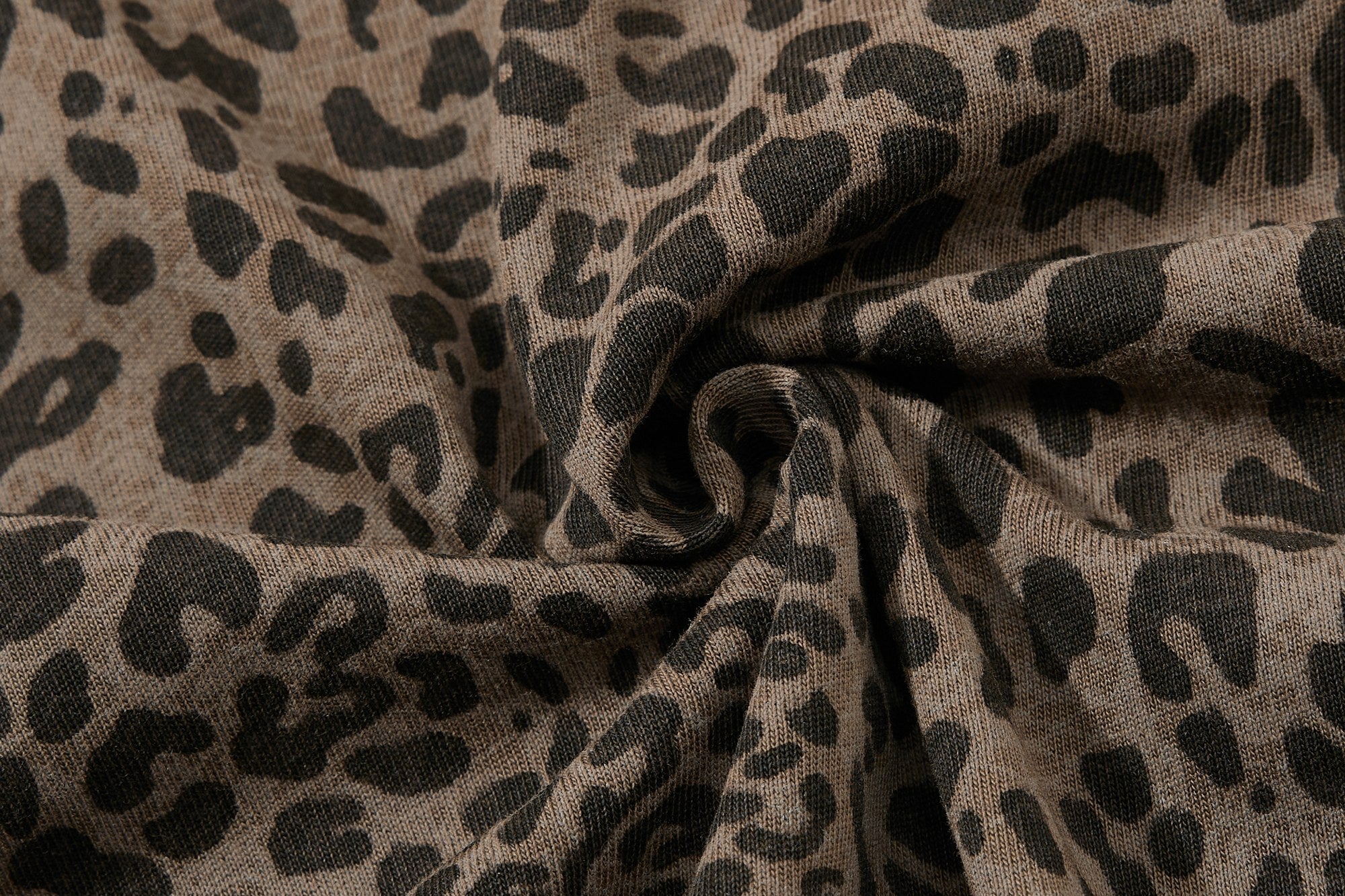 STARRVAINT Leopard Vintage Polo Tee