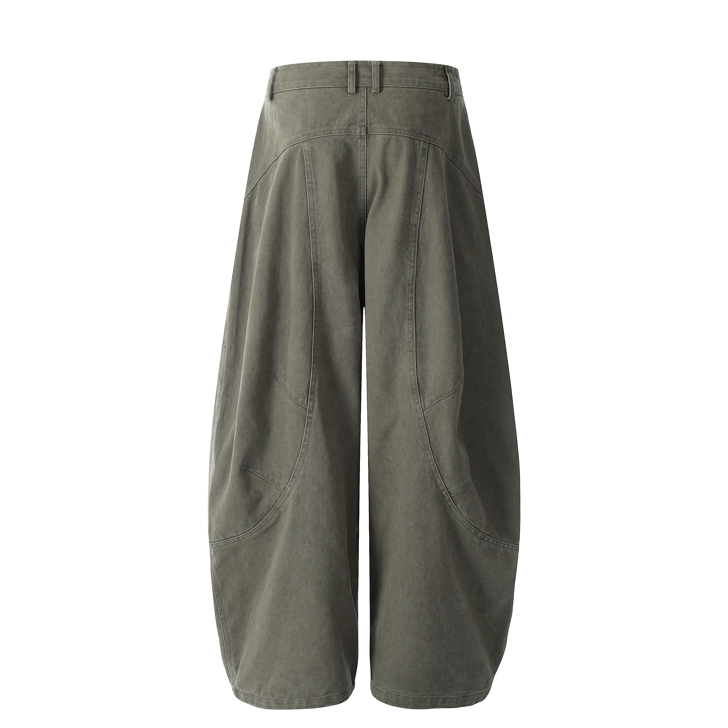 STARRVAINT Vintage Arc-Pocket Balloon Pants