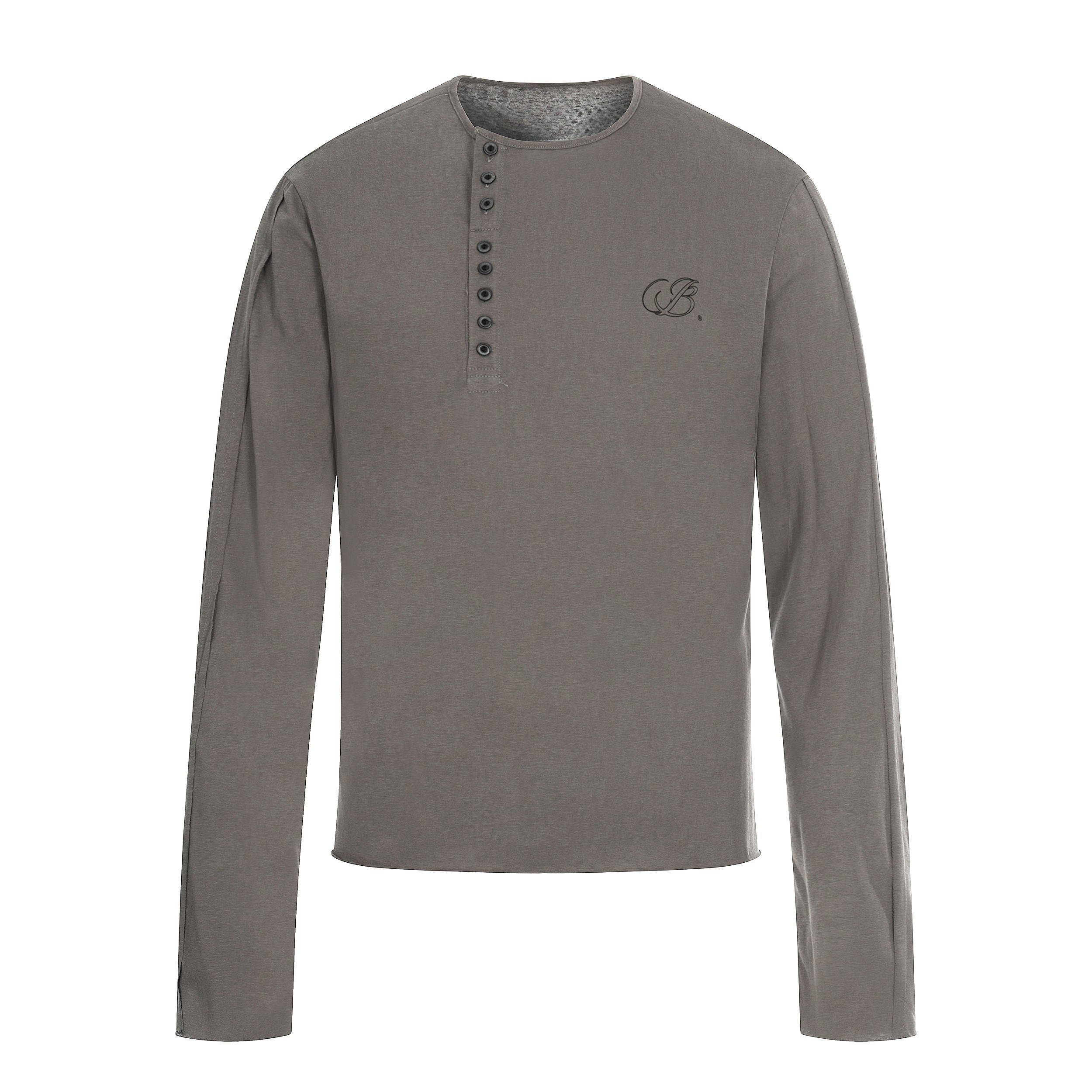 STARRVAINT Classic Henley Long Sleeve Tee