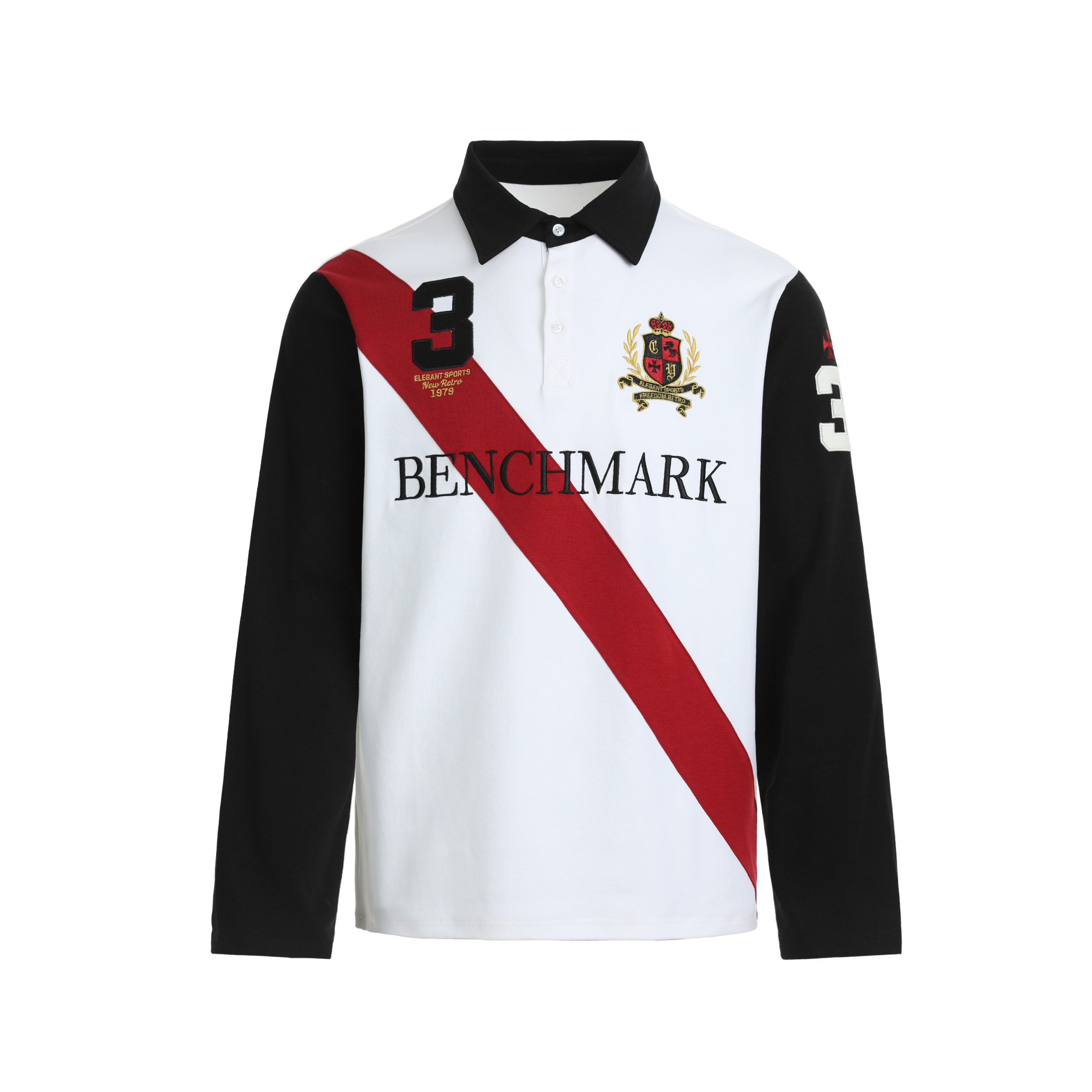 STARRVAINT Heritage Stripe Long Sleeve Polo