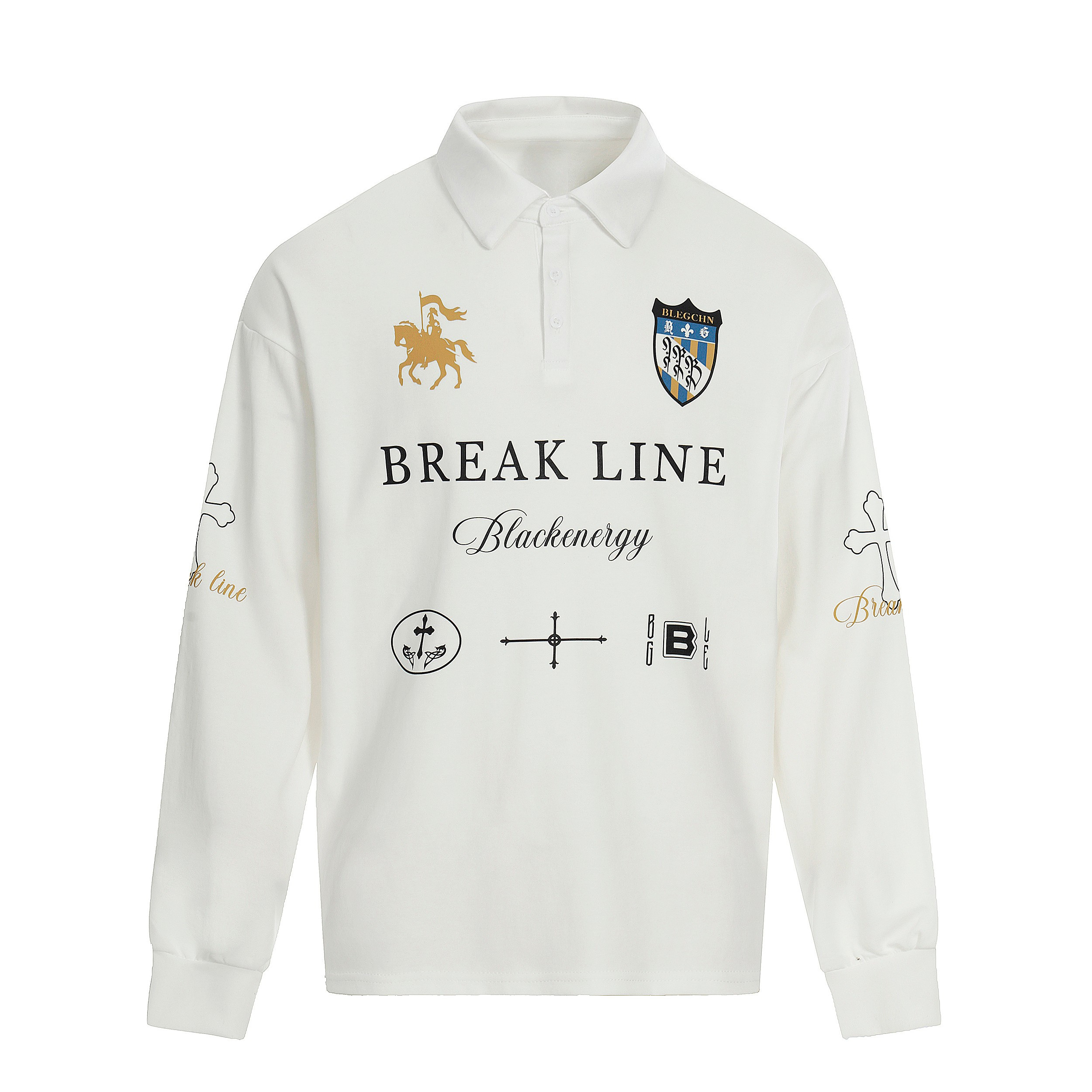 STARRVAINT Break Line Graphic Polo