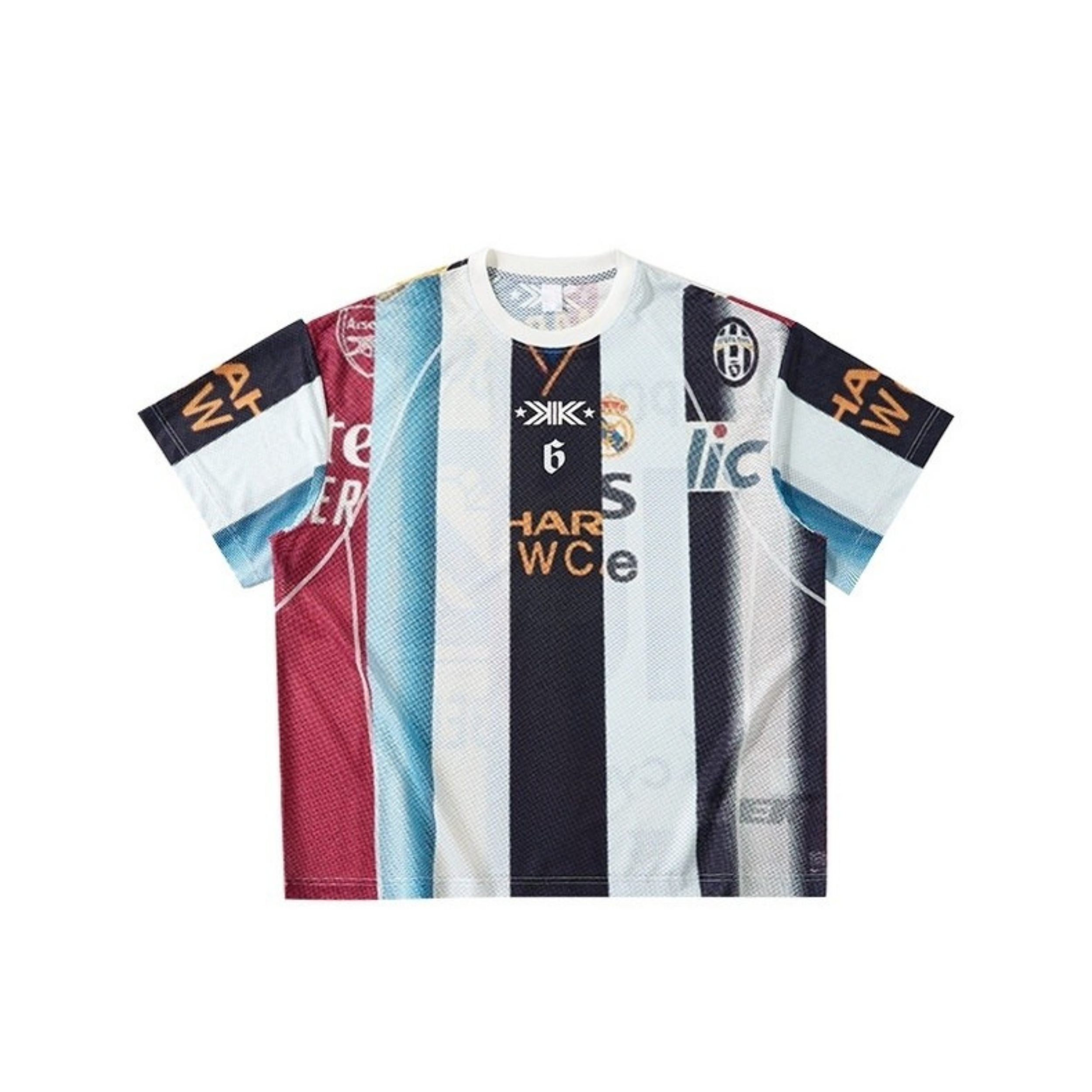 STARRVAINT Vintage Football Patchwork Jersey