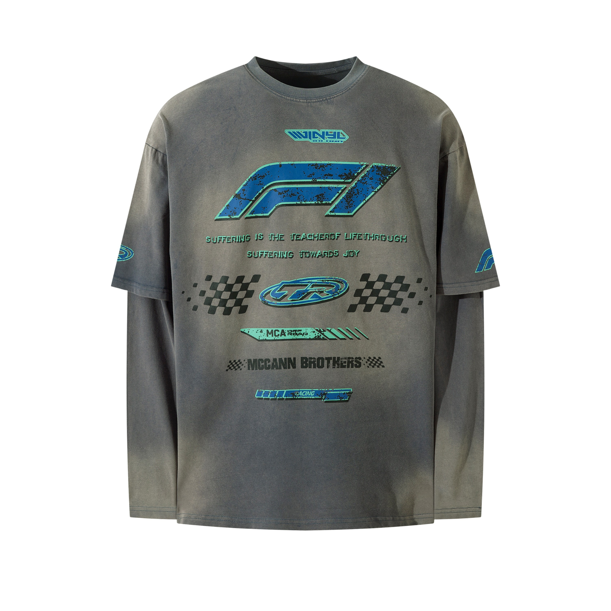 STARRVAINT Racing Graphic Layered Tee