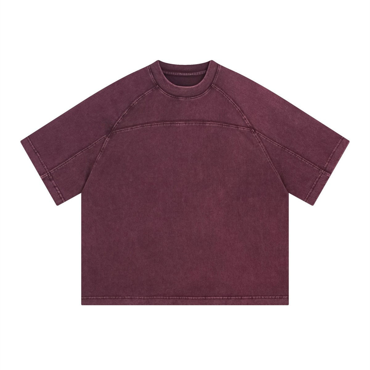 STARRVAINT Vintage Washed Short-Sleeve Cotton Tee