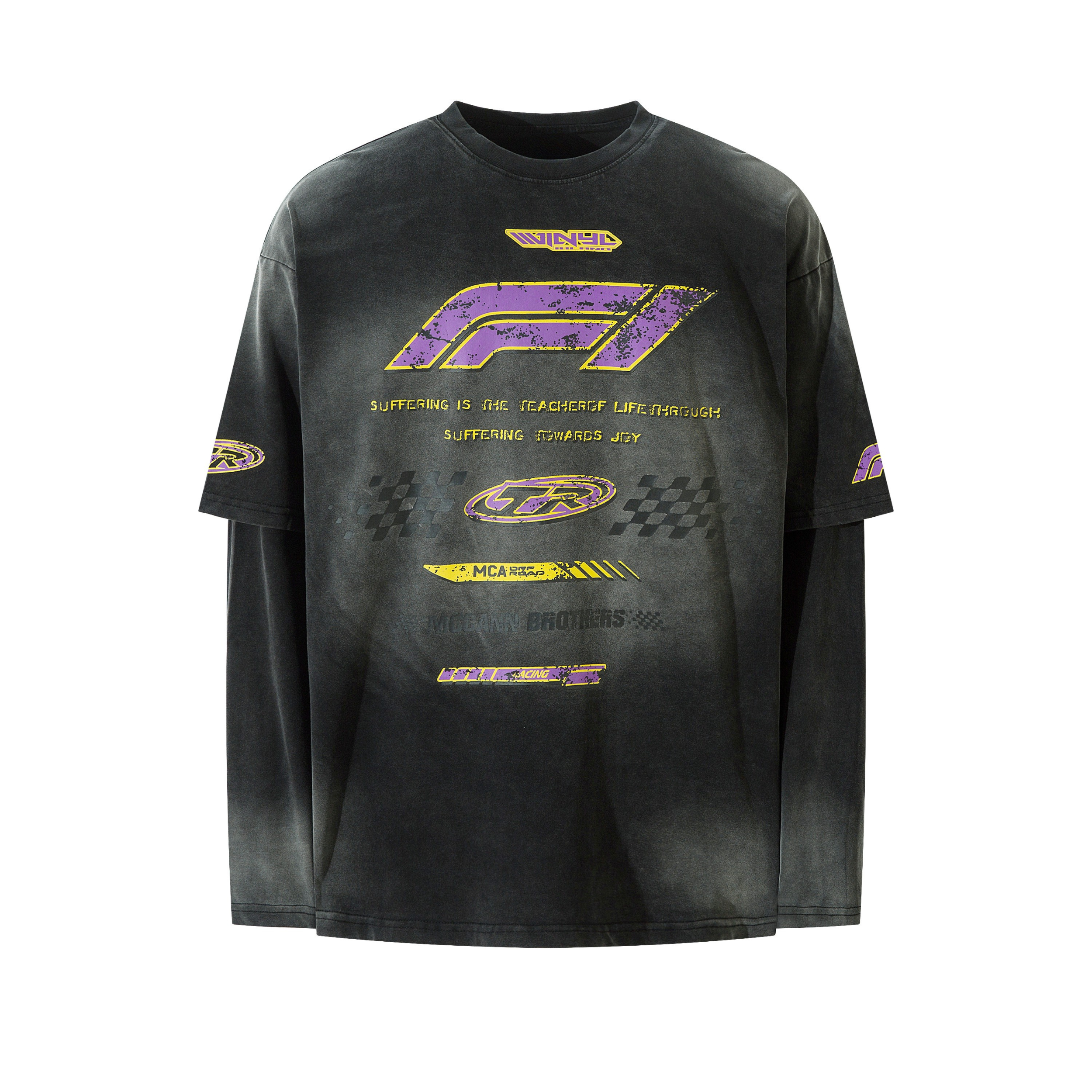 STARRVAINT Racing Graphic Layered Tee