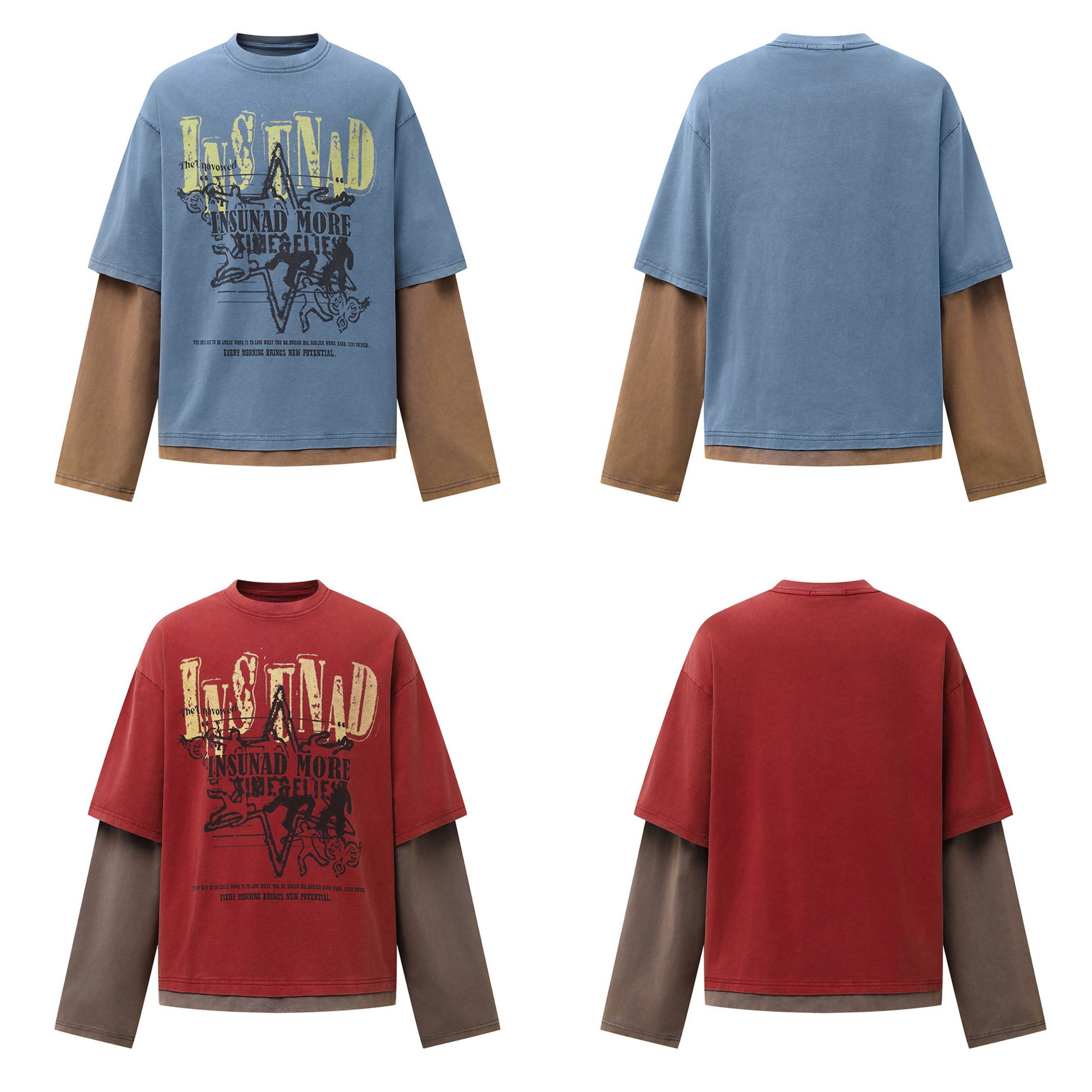 STARRVAINT Layered Graphic Tee
