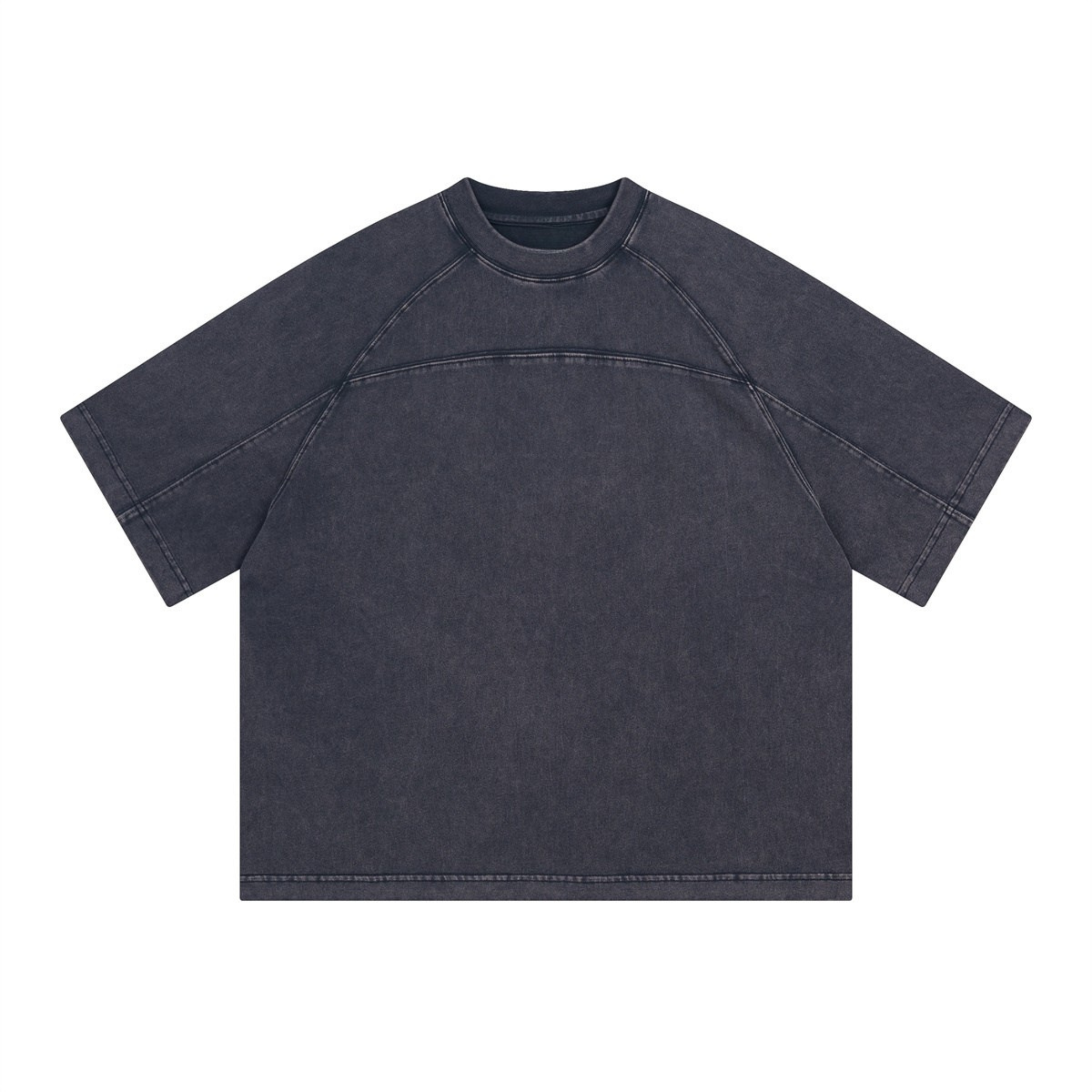 STARRVAINT Vintage Washed Short-Sleeve Cotton Tee
