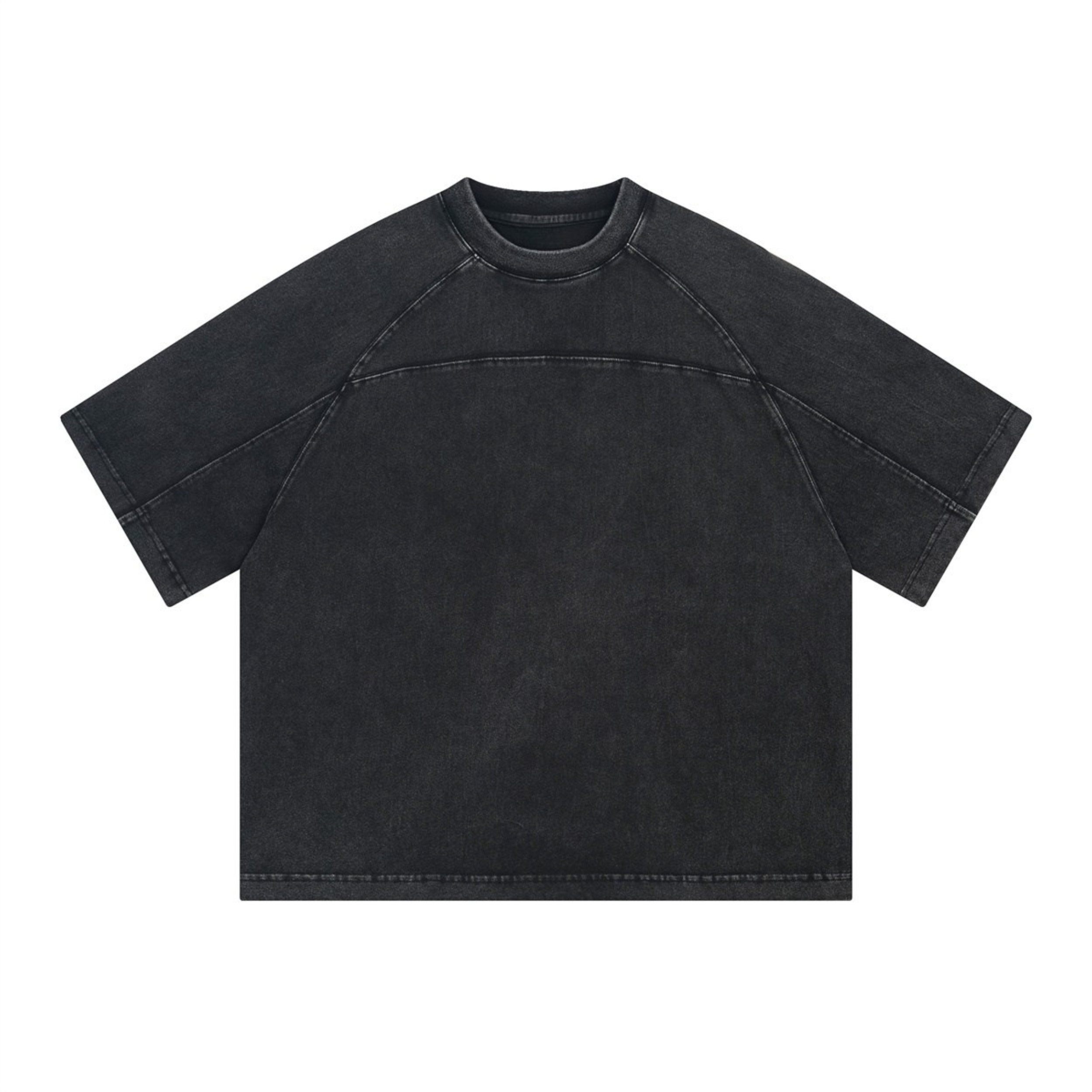 STARRVAINT Vintage Washed Short-Sleeve Cotton Tee