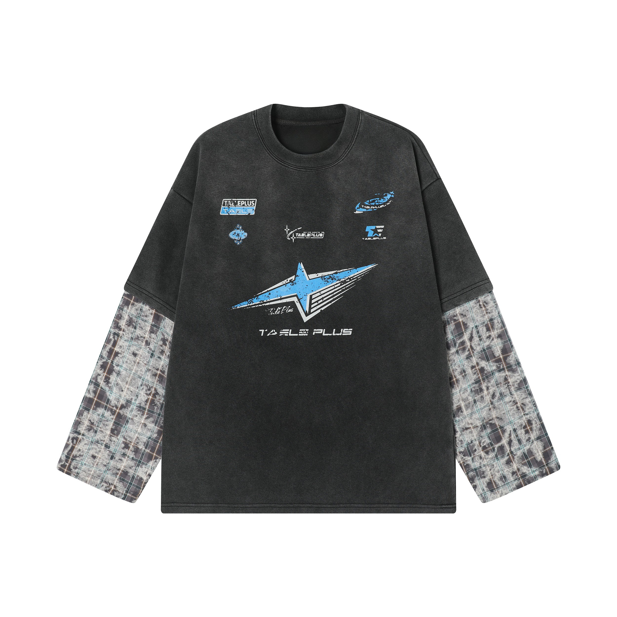 STARRVAINT Graphic Layered Long Sleeve Tee