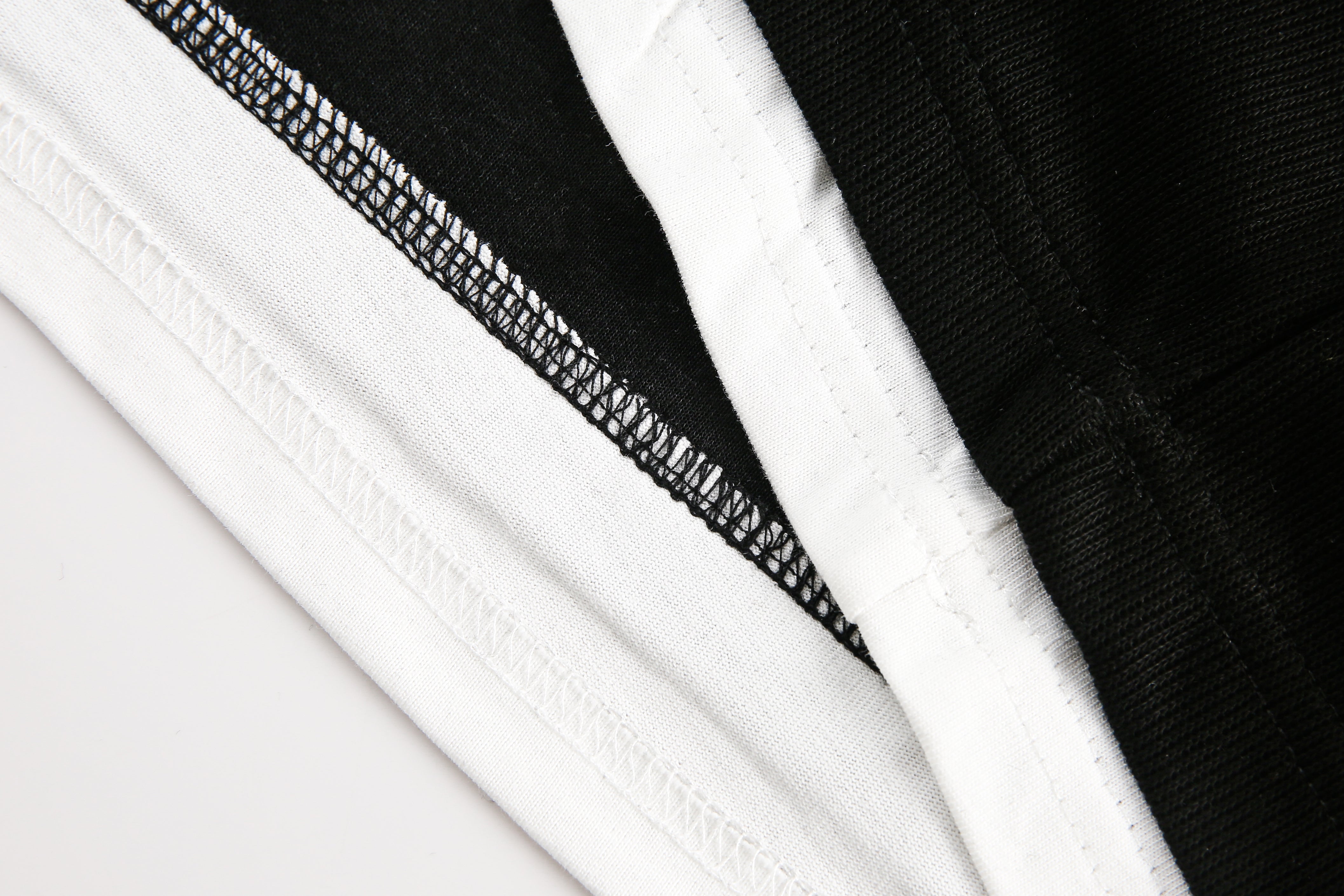 STARRVAINT Star Panel Cropped Cotton Long-Sleeve