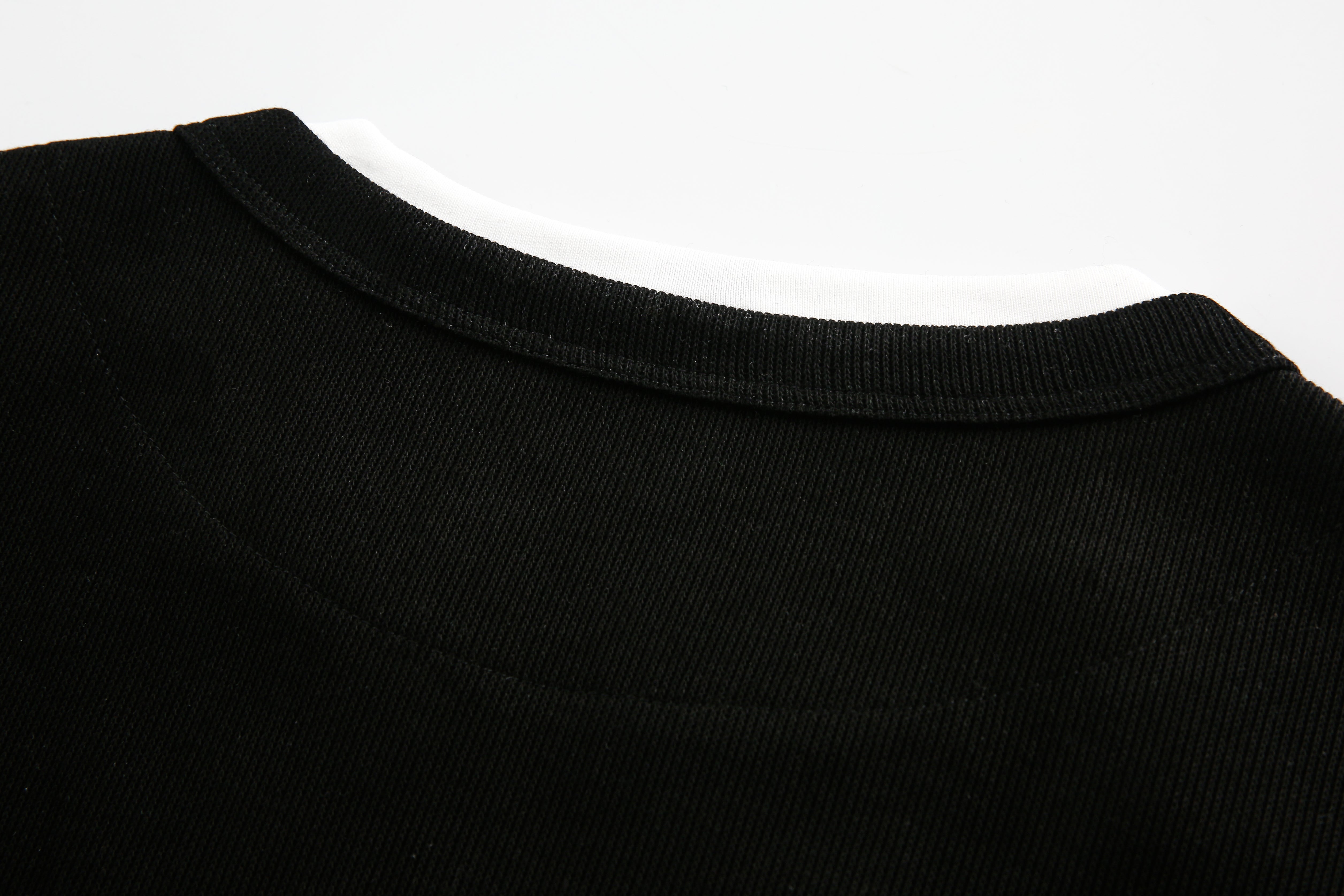 STARRVAINT Star Panel Cropped Cotton Long-Sleeve