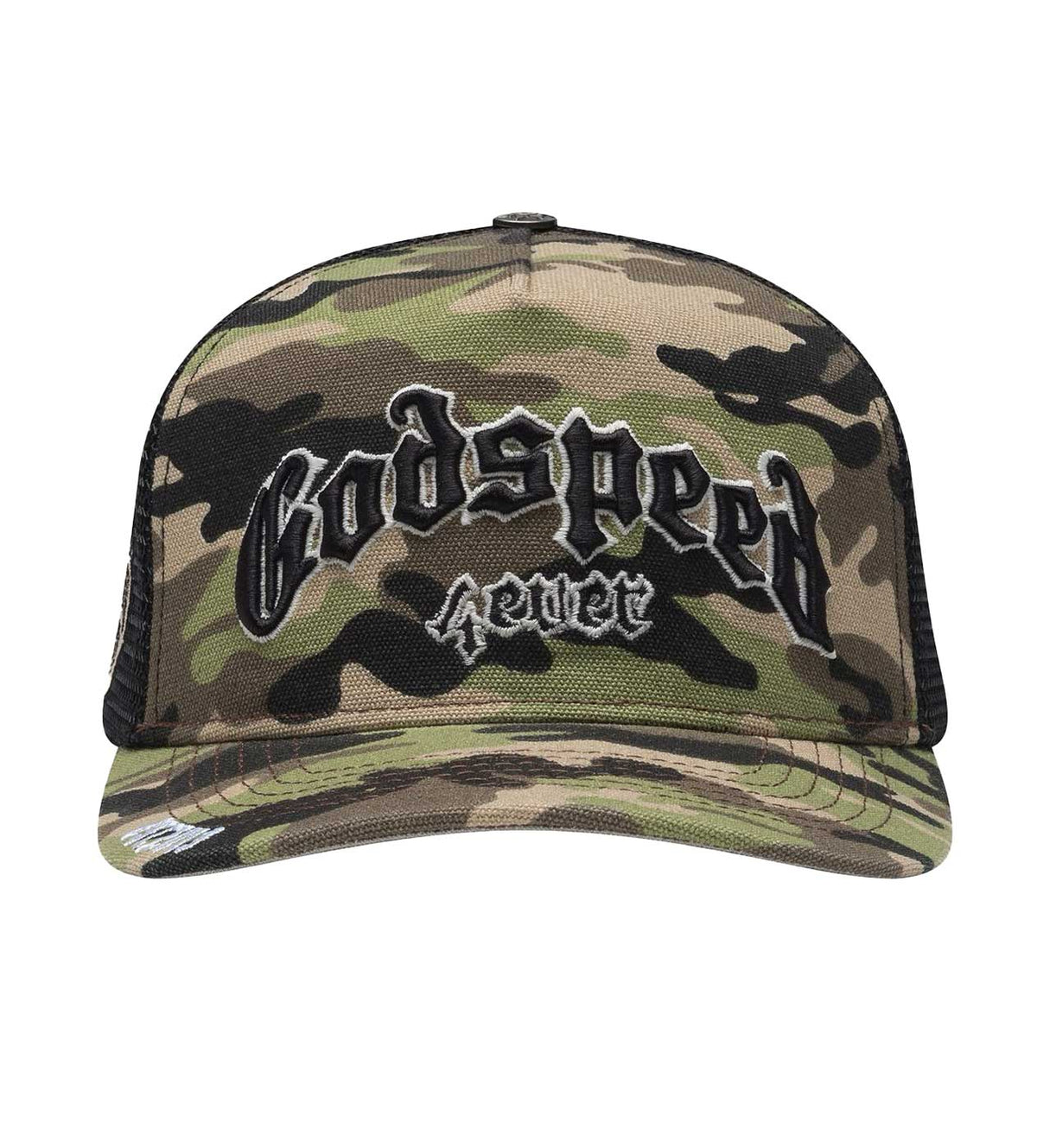 Godspeed Forever Trucker Hat Camo/Black