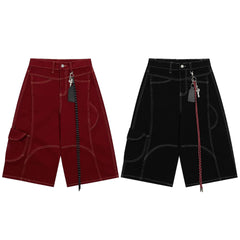 STARRVAINT Arc-Stitched Utility Shorts