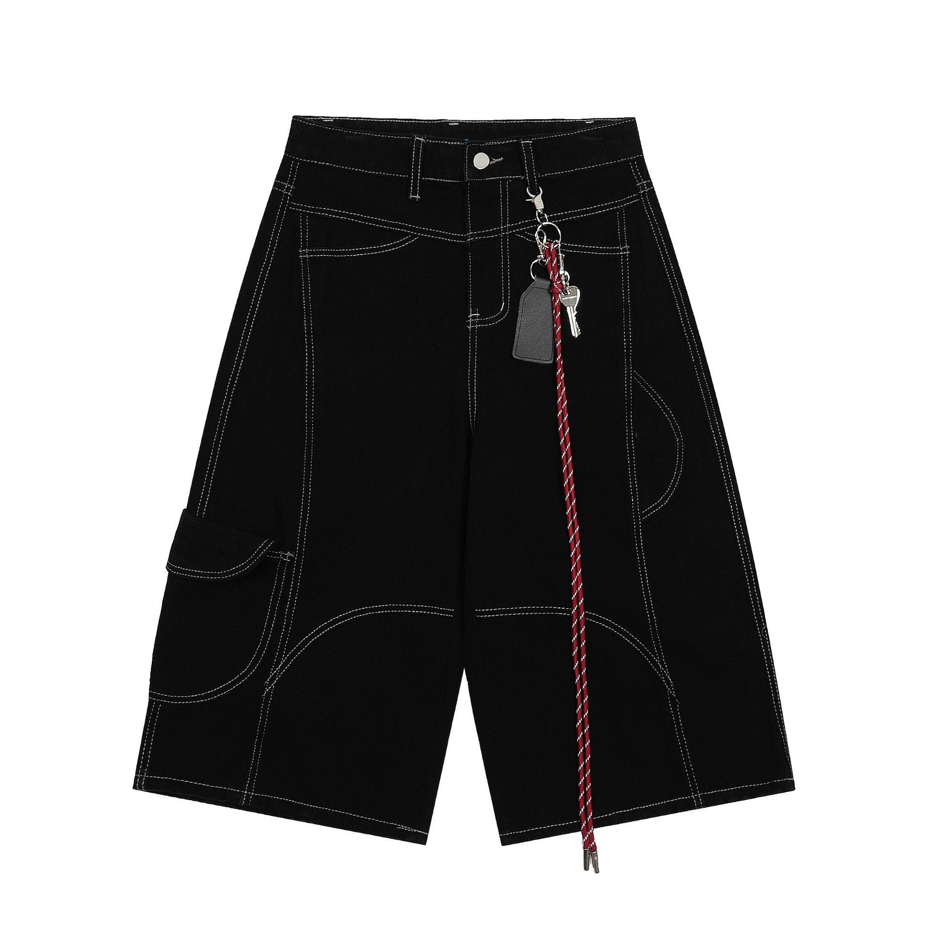 STARRVAINT Arc-Stitched Utility Shorts