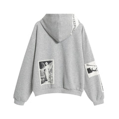 STARRVAINT Photo Collage Zip Hoodie