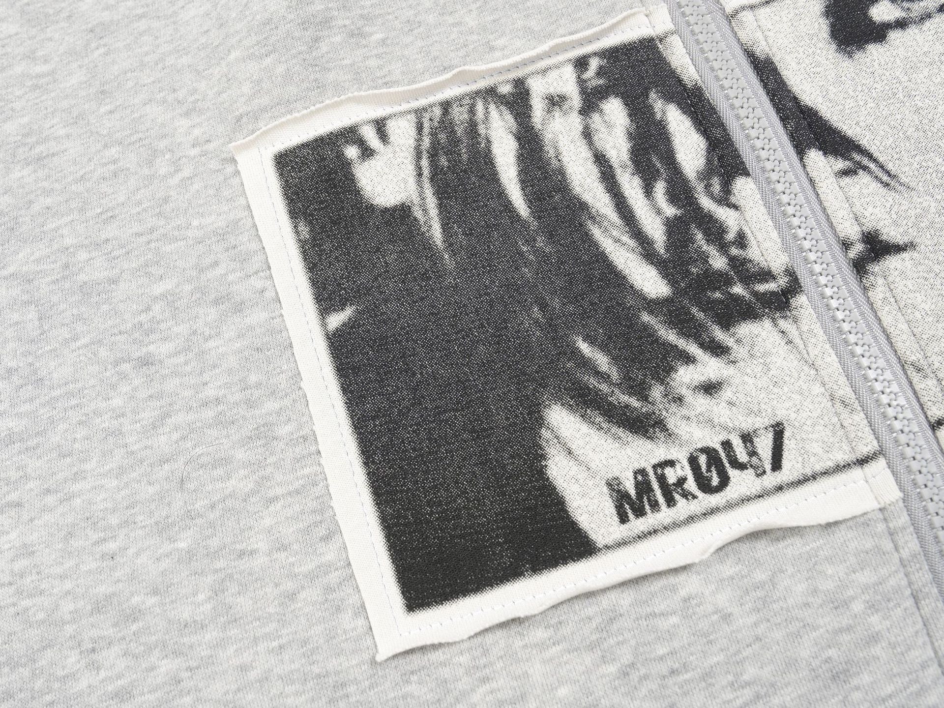 STARRVAINT Photo Collage Zip Hoodie