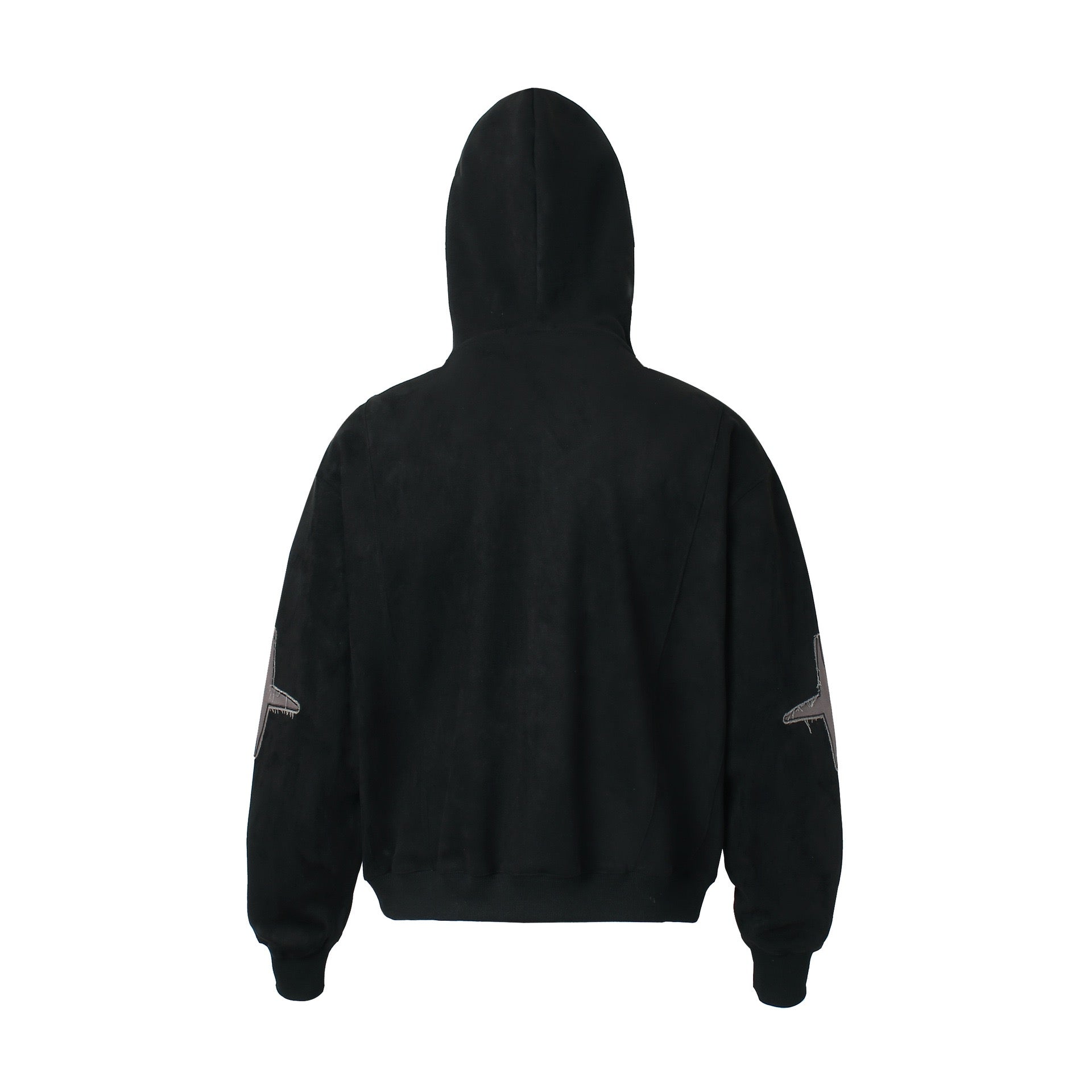 STARRVAINT Washed Logo Zip-Up Hoodie