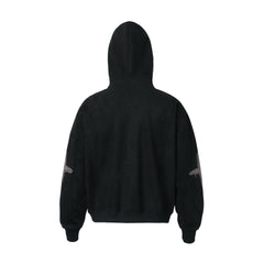 STARRVAINT Washed Logo Zip-Up Hoodie