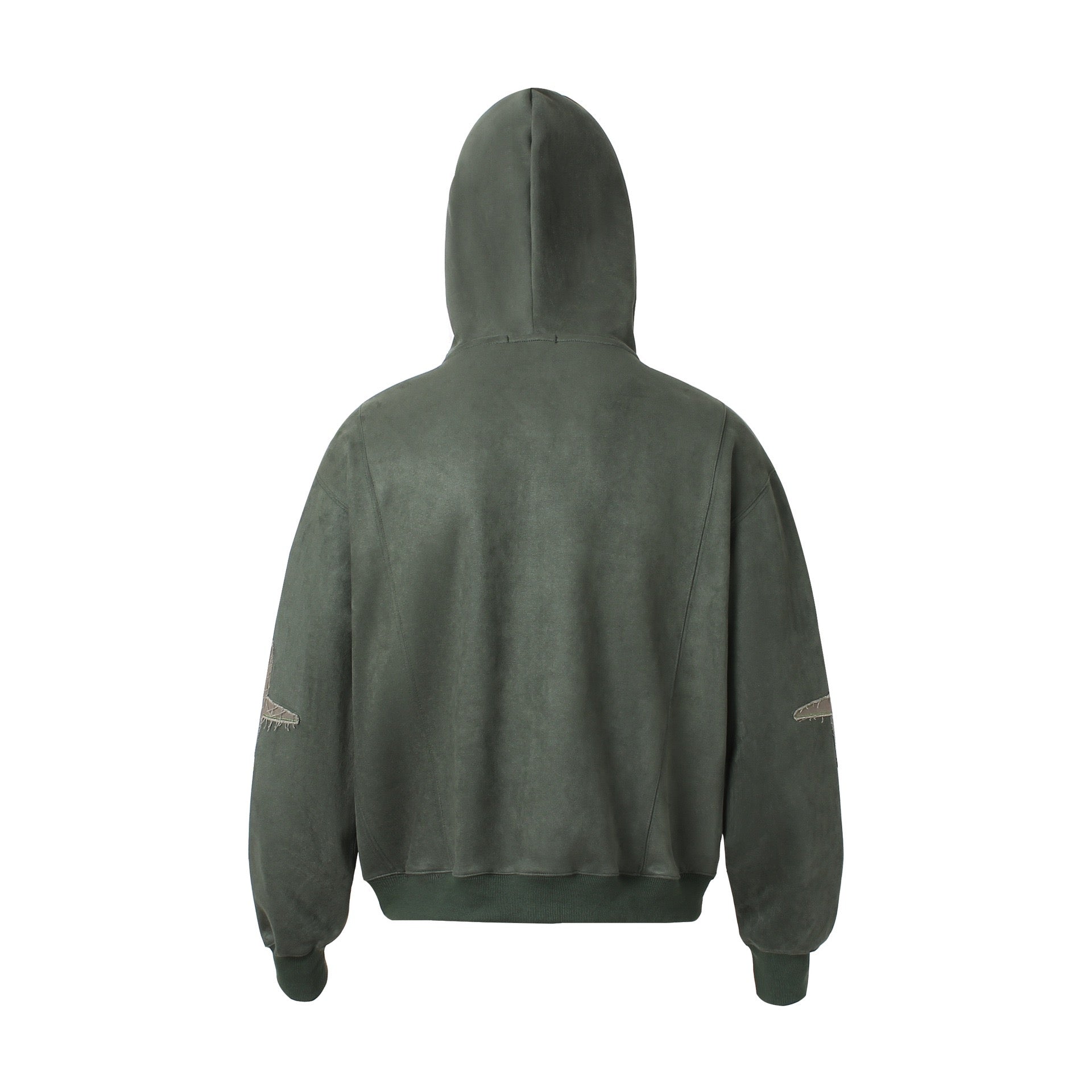 STARRVAINT Washed Logo Zip-Up Hoodie