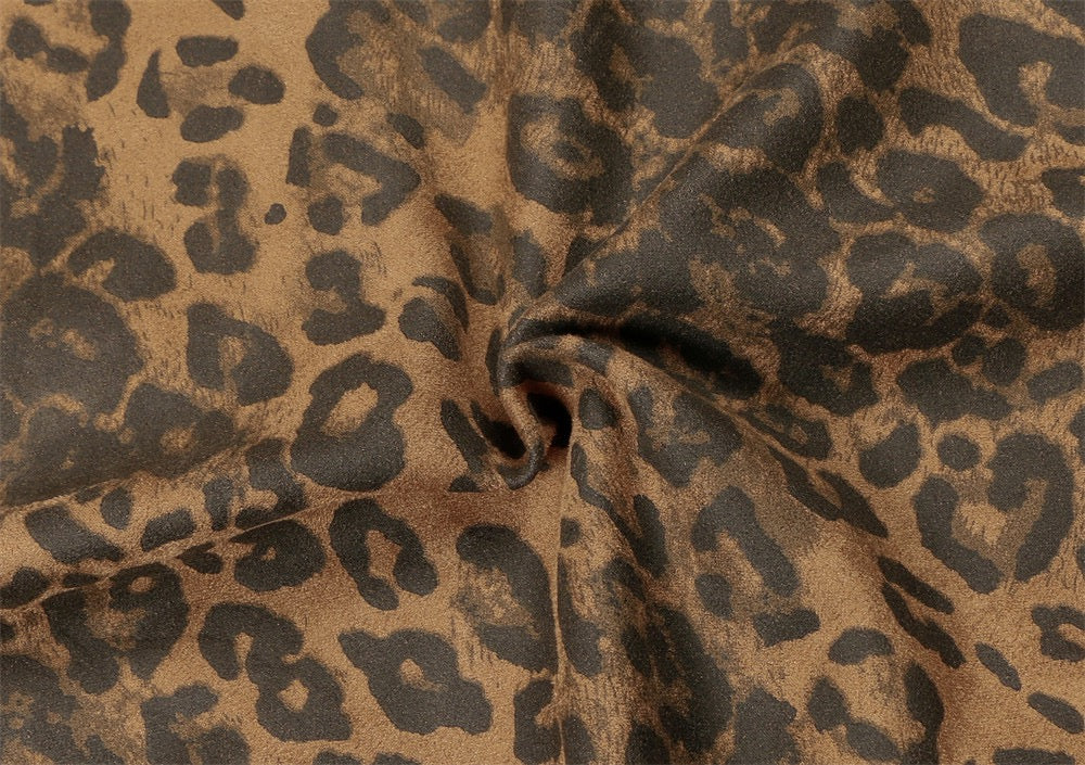 STARRVAINT Leopard Stripe Performance Mesh Track Jacket