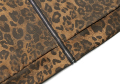 STARRVAINT Leopard Stripe Performance Mesh Track Jacket