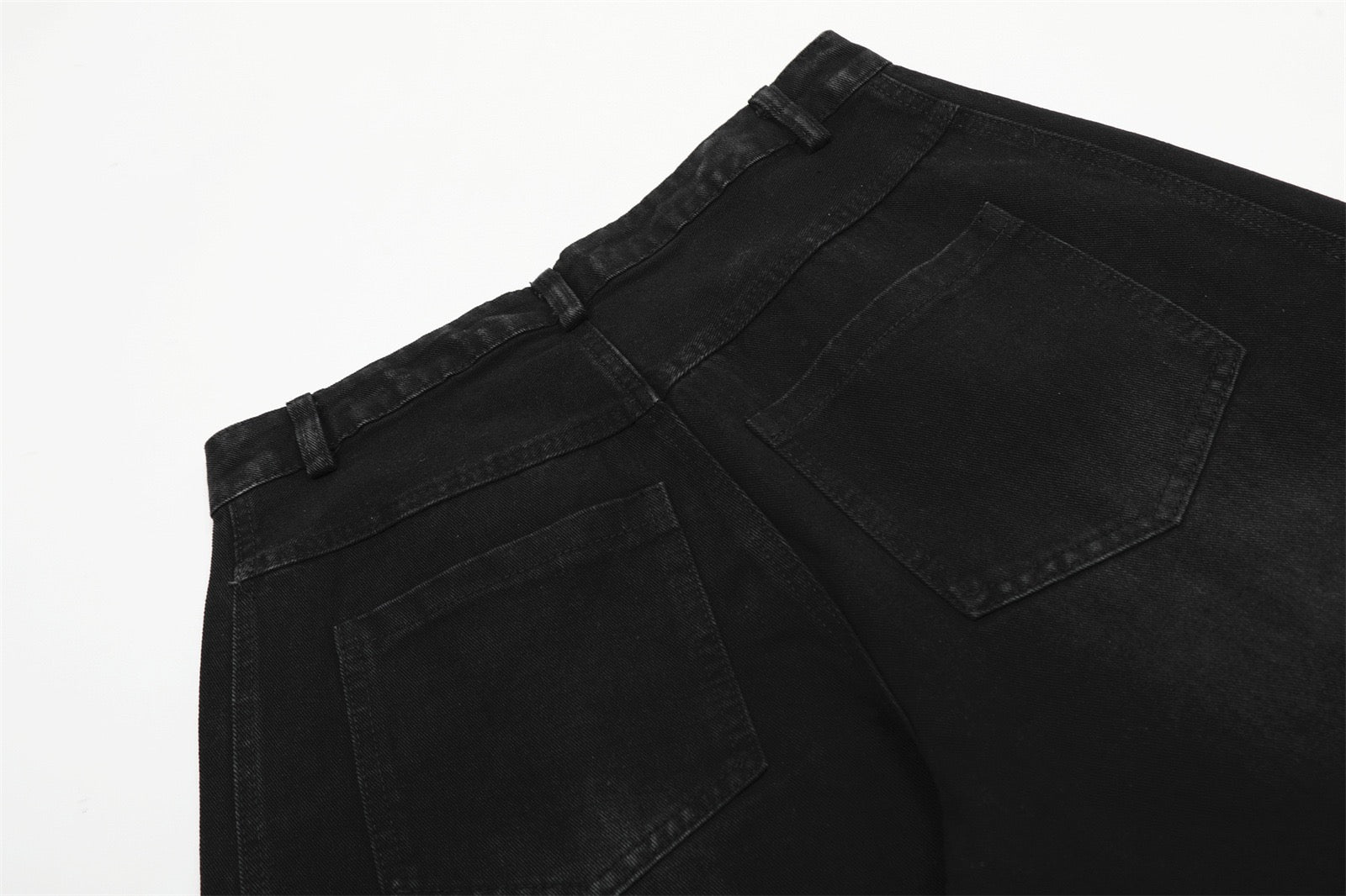 STARRVAINT Wide-Leg Curved Panel Jeans