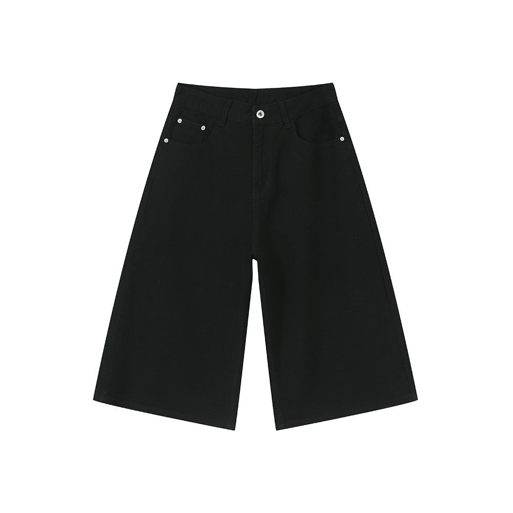 STARRVAINT Clean Cut Denim Shorts