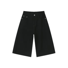 STARRVAINT Clean Cut Denim Shorts