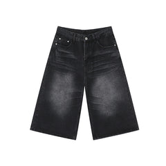 STARRVAINT Clean Cut Denim Shorts