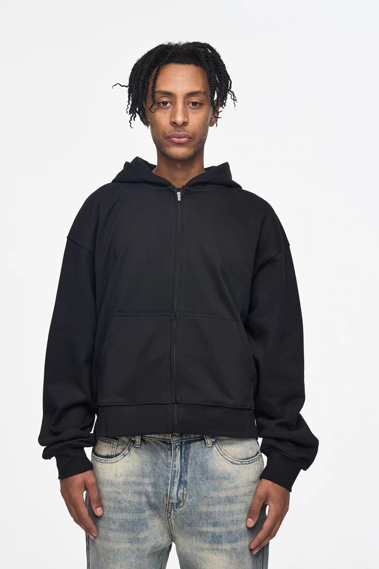 STARRVAINT Minimal Crop Hoodie