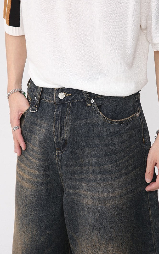 STARRVAINT Clean Cut Denim Shorts