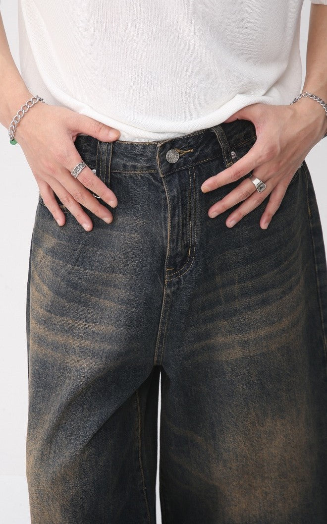 STARRVAINT Clean Cut Denim Shorts