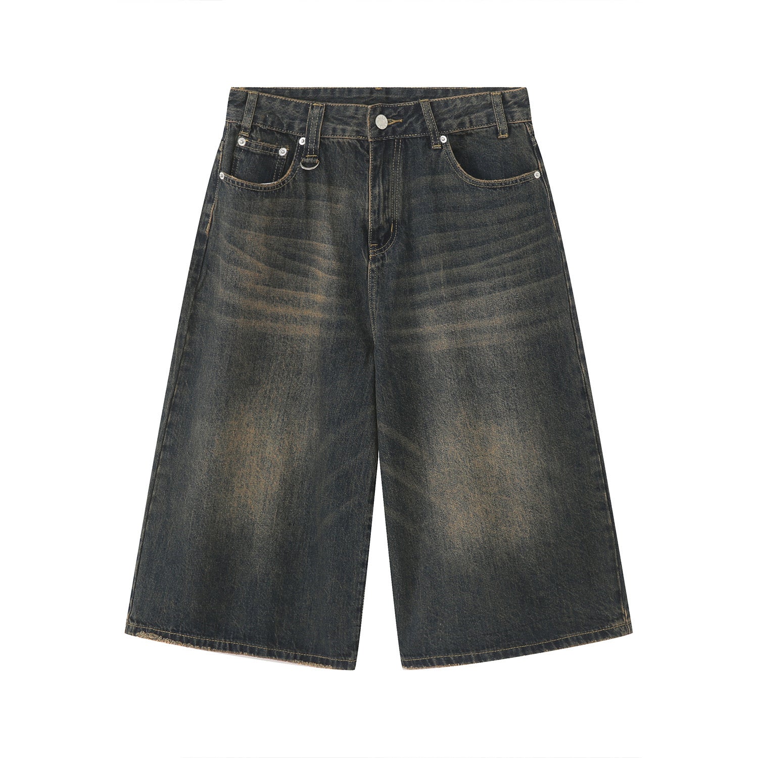STARRVAINT Clean Cut Denim Shorts