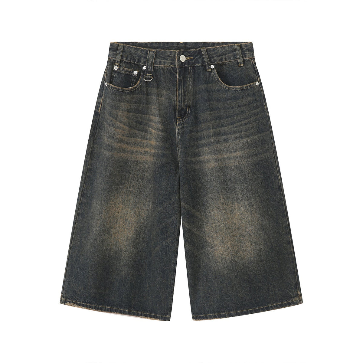 STARRVAINT Clean Cut Denim Shorts