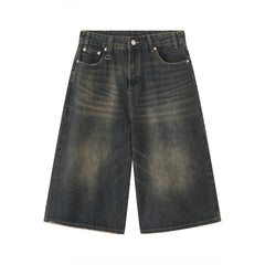 STARRVAINT Clean Cut Denim Shorts
