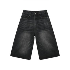 STARRVAINT Clean Cut Denim Shorts