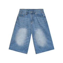 STARRVAINT Clean Cut Denim Shorts
