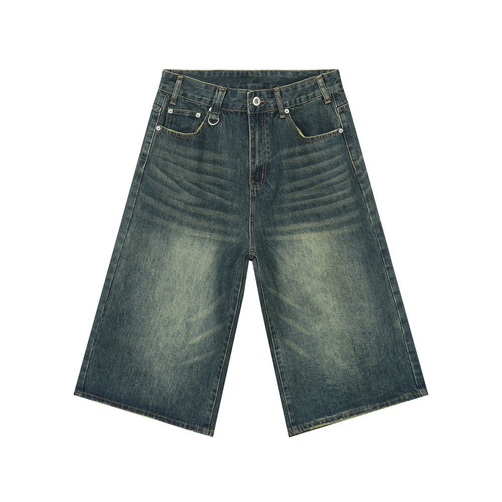 STARRVAINT Clean Cut Denim Shorts