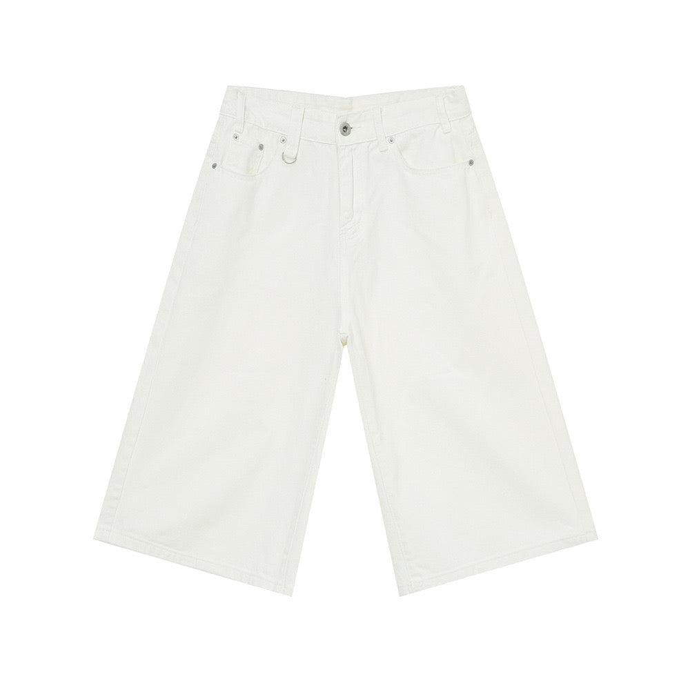 STARRVAINT Clean Cut Denim Shorts