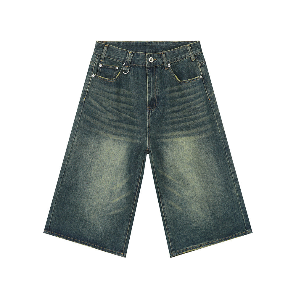 STARRVAINT Clean Cut Denim Shorts