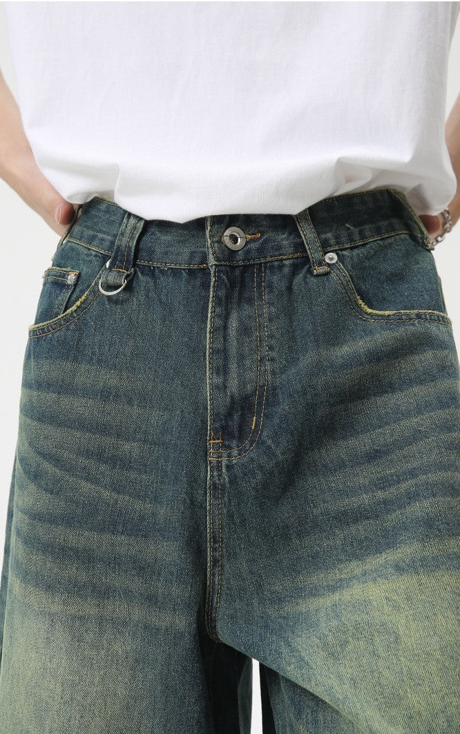 STARRVAINT Clean Cut Denim Shorts
