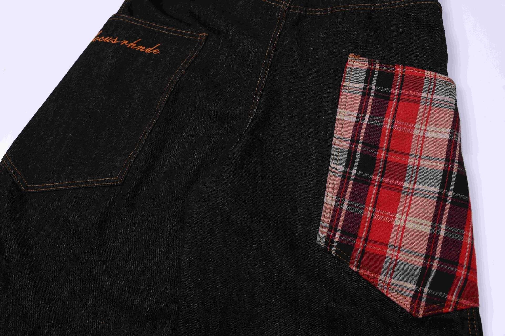 STARRVAINT Patchwork Denim Jorts