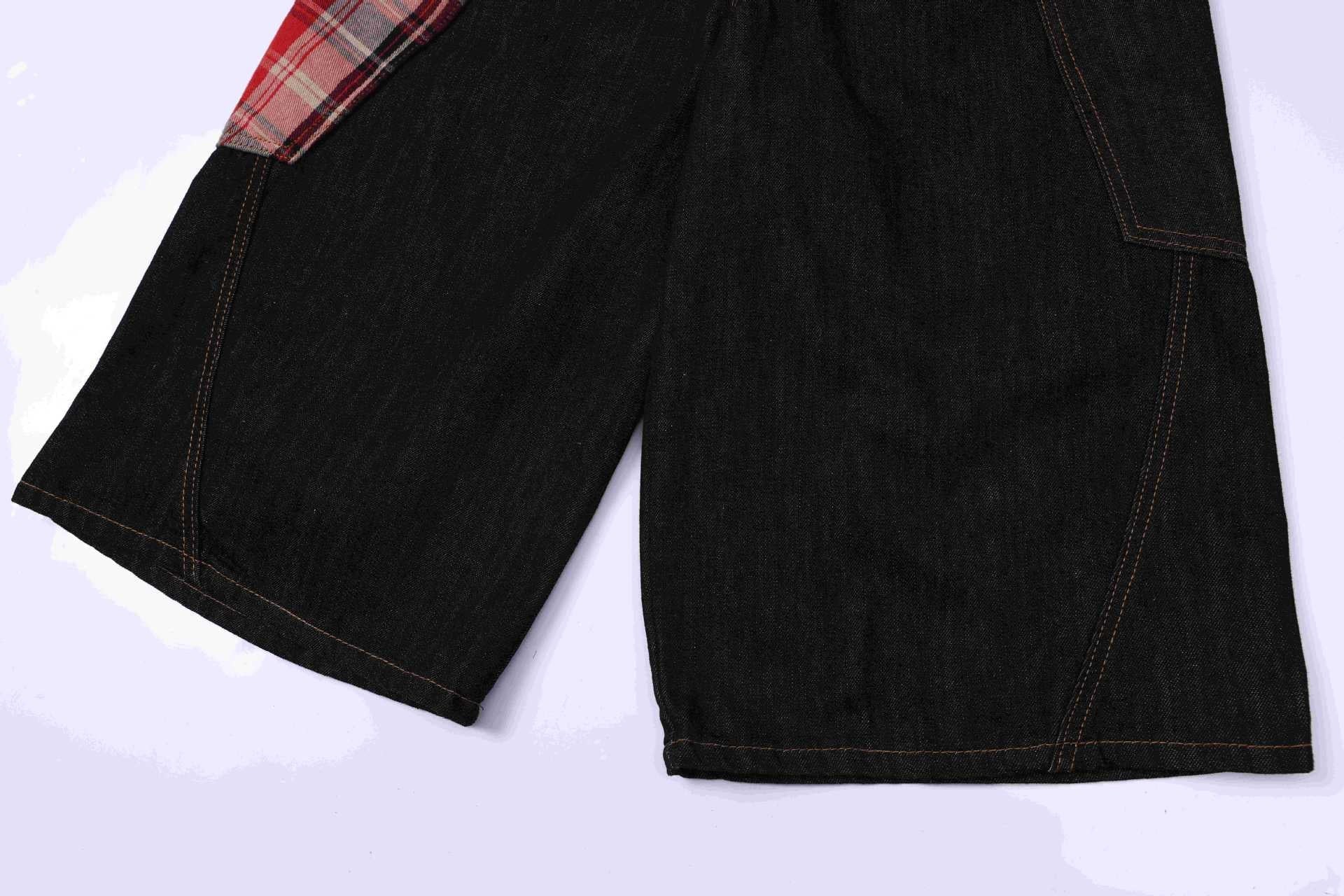 STARRVAINT Patchwork Denim Jorts