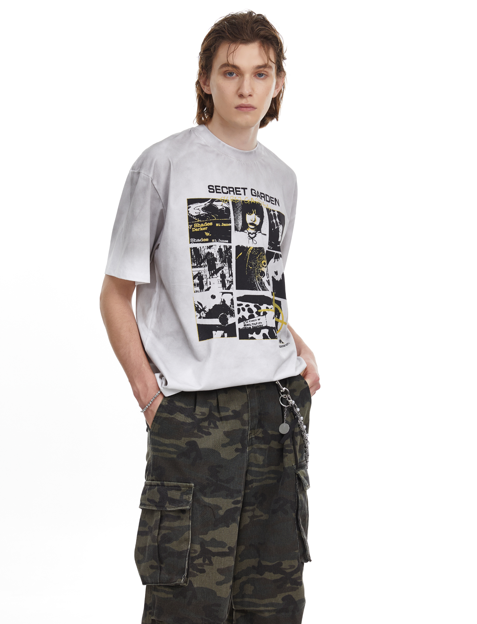 STARRVAINT Graphic Panel Oversized Tee