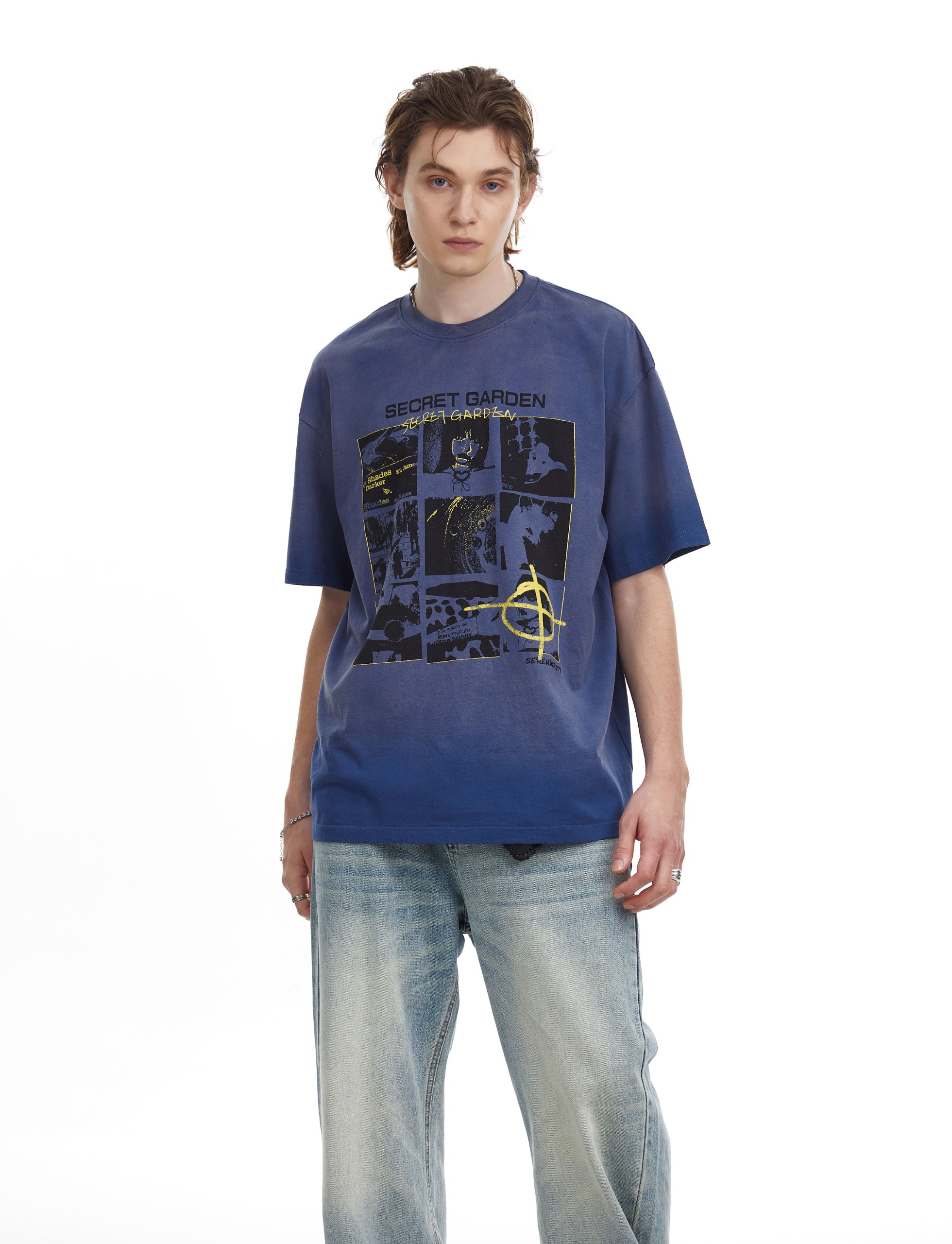 STARRVAINT Graphic Panel Oversized Tee
