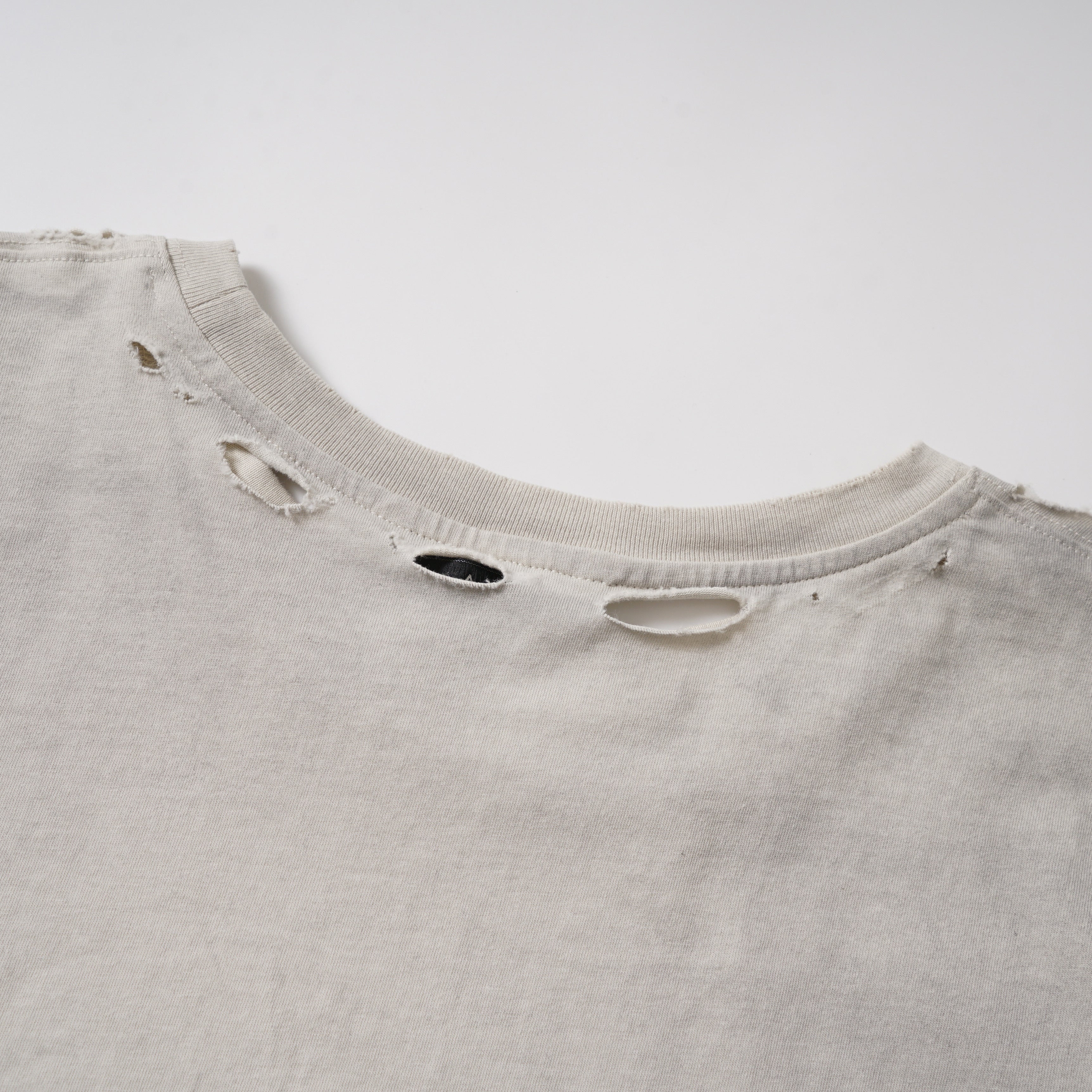 STARRVAINT Distressed Graphic Long Sleeve Tee
