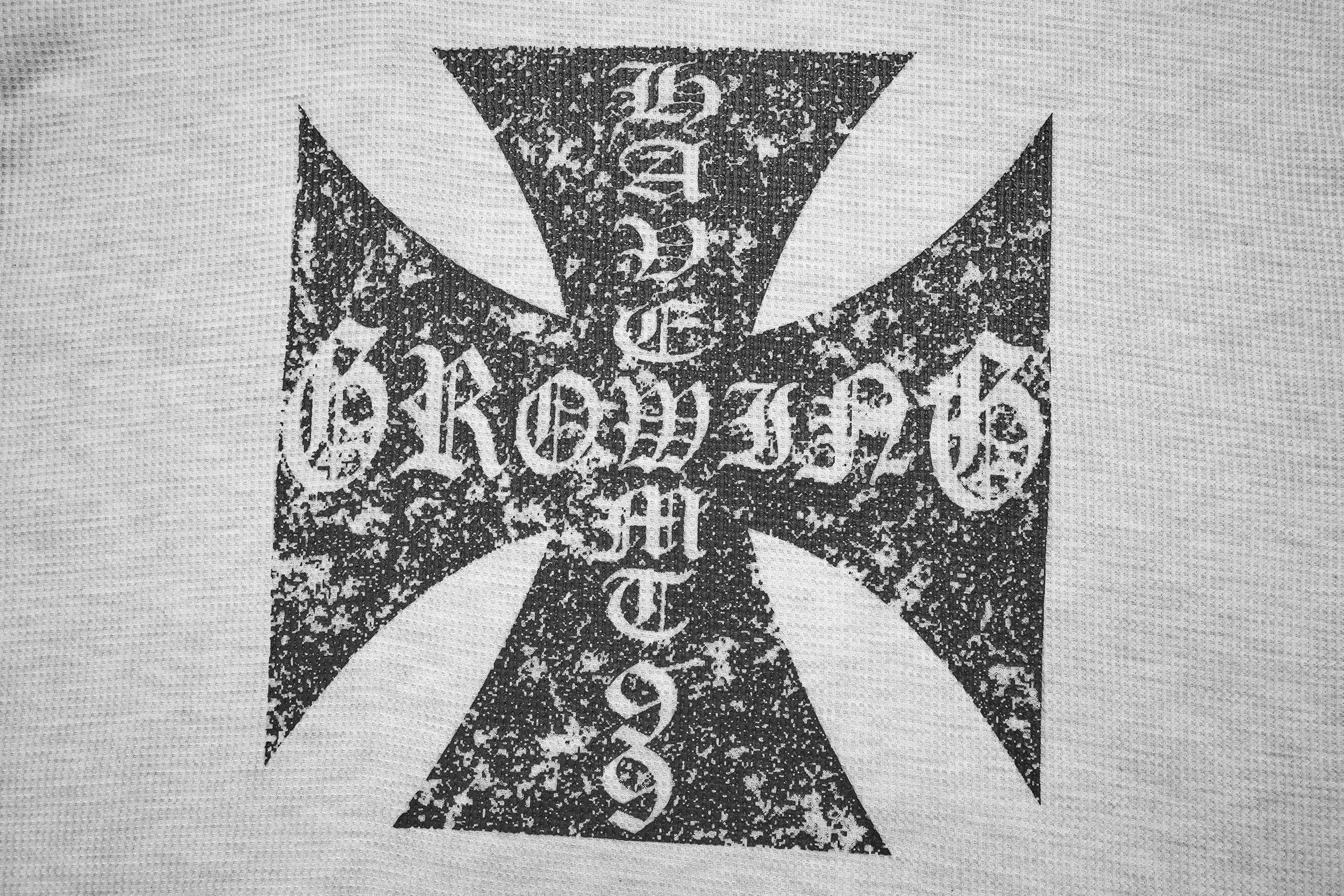STARRVAINT Gothic Cross Knit Sweatshirt
