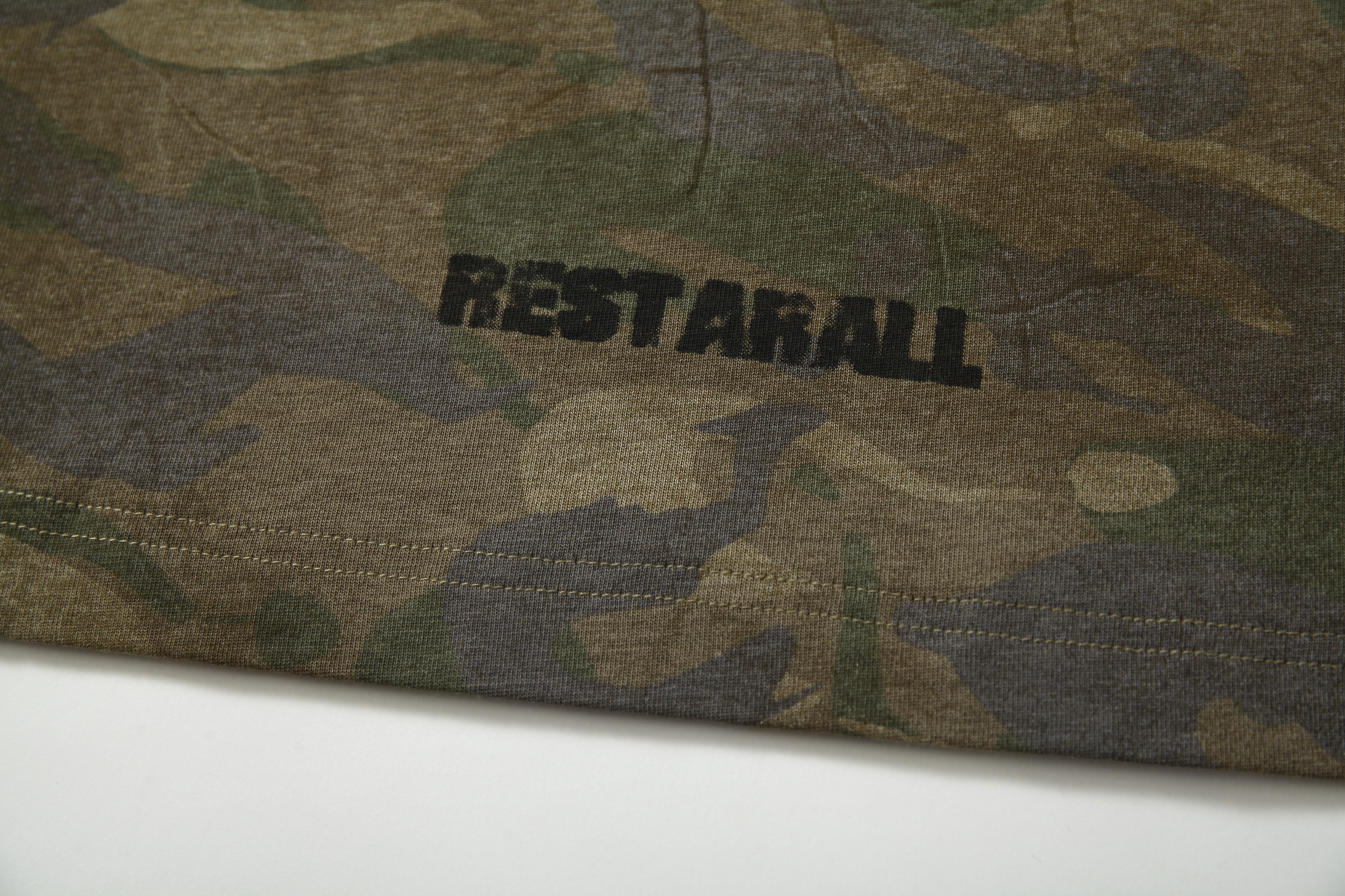 STARRVAINT Camo Patchwork Long Sleeve Tee
